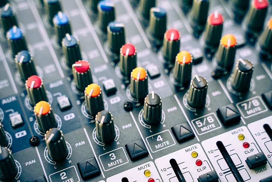 mixer, dj, controller, buttons, sound studio, music, audio, music studio, studio, sound