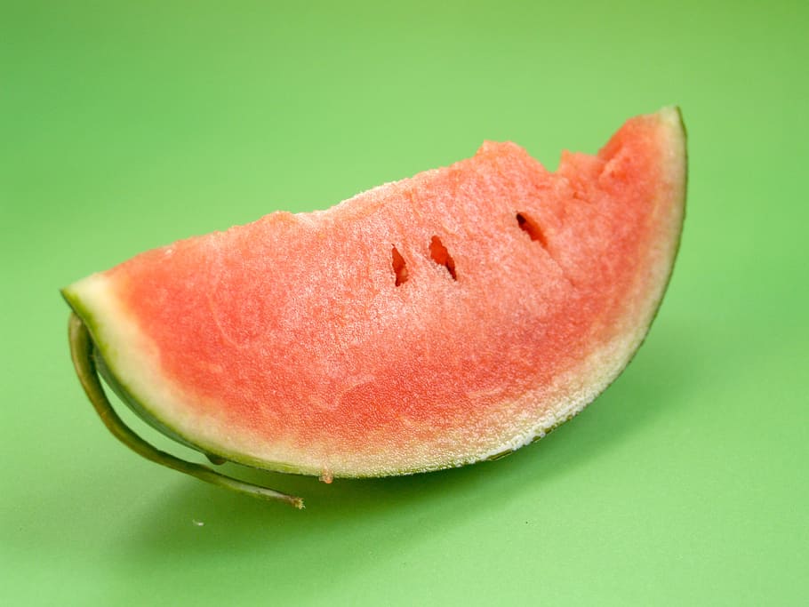 watermelon, slice, isolated, seeded, delicious, tropical, dessert, white, sweet, diet food