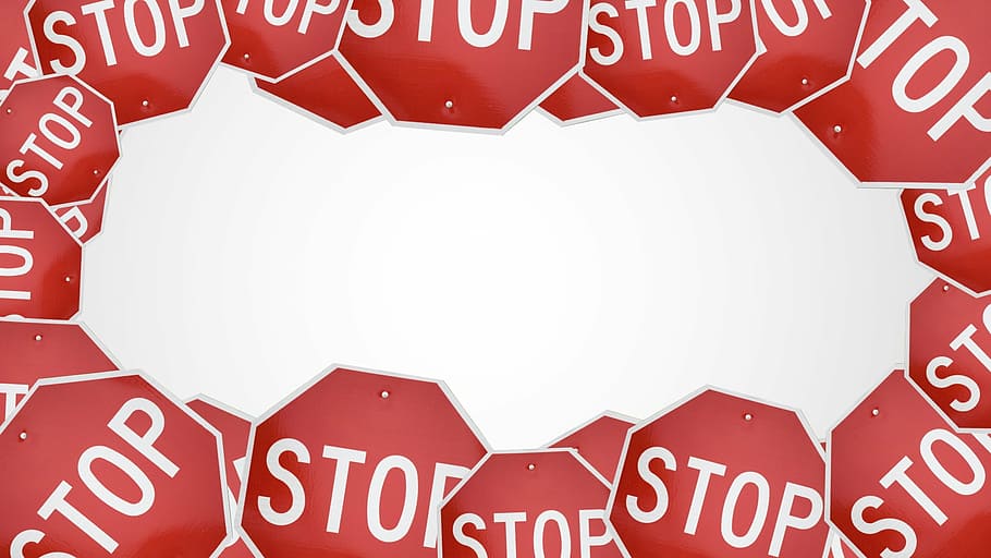 stop signage wallpaper, stop, sign, traffic, danger, warning, caution, road, highway, driving