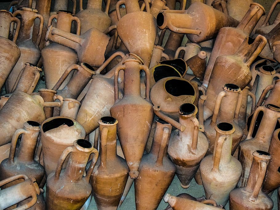 Amphorae, Clay, Ancient, Shipwreck, Greek, ancient shipwreck, ceramic, archaeology, historic, kyrenia ii