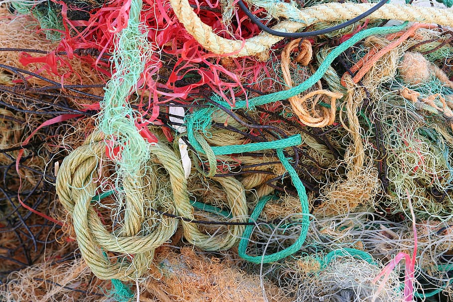 flotsam, environment, network, rope, commercial Fishing Net, fishing Industry, tangled, harbor, fishing Net, fishing