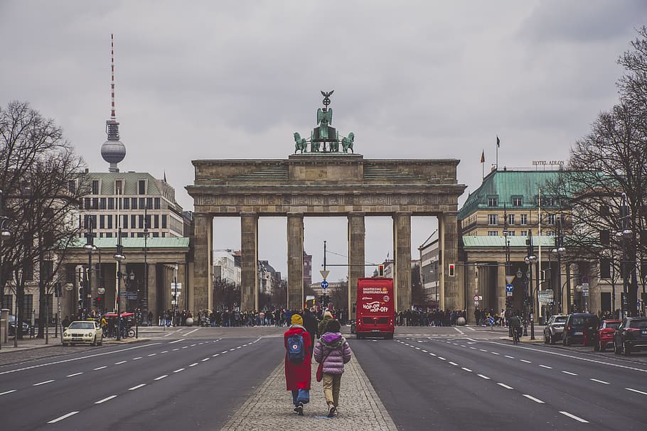 berlin, kota, jerman, modal, tengara, perjalanan, perkotaan, pariwisata, bangunan, Foto-foto gratis