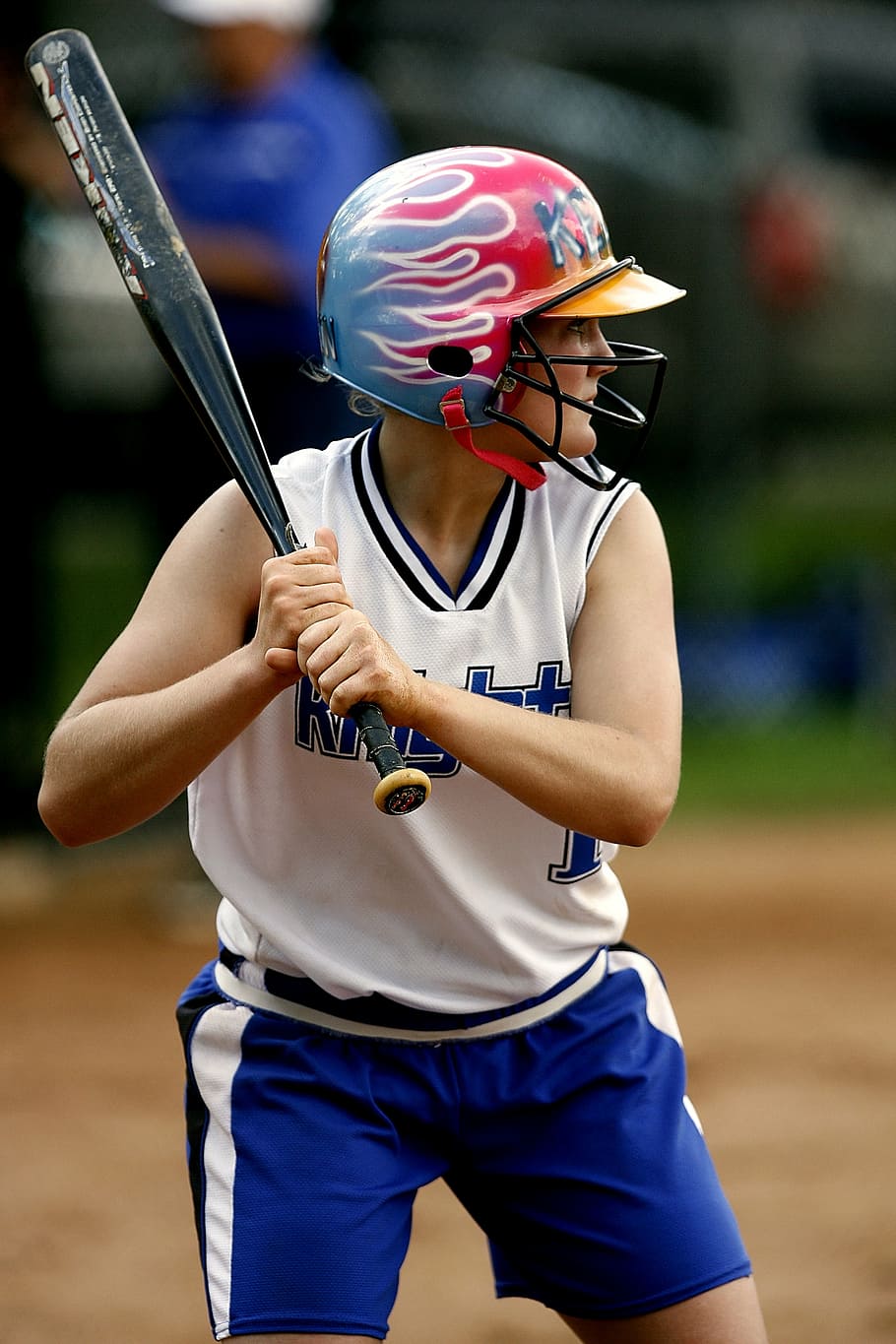 softball, batter, female, player, sport, game, batting, action, competition, teen