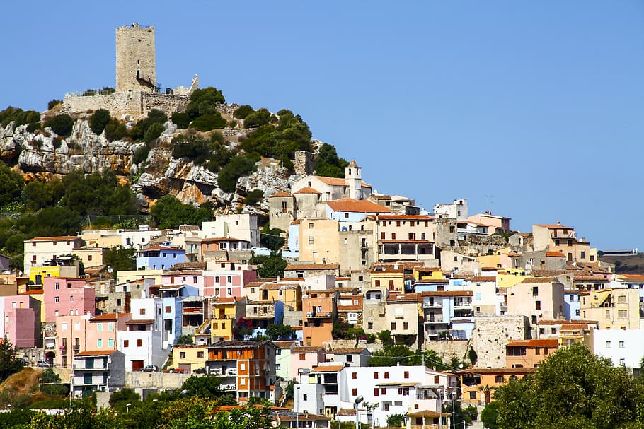 Ciudad Pendiente Fortaleza Cielo Arquitectura Europa Paisaje Urbano Paises Mediterraneos Verano Pueblo Pxfuel