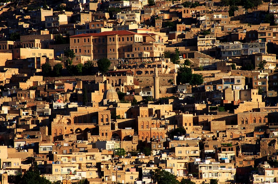 mardin, ciudad histórica, turquía, mesopotamia, arquitectura, casas históricas, ciudad antigua, casa de piedra, exterior del edificio, estructura construida