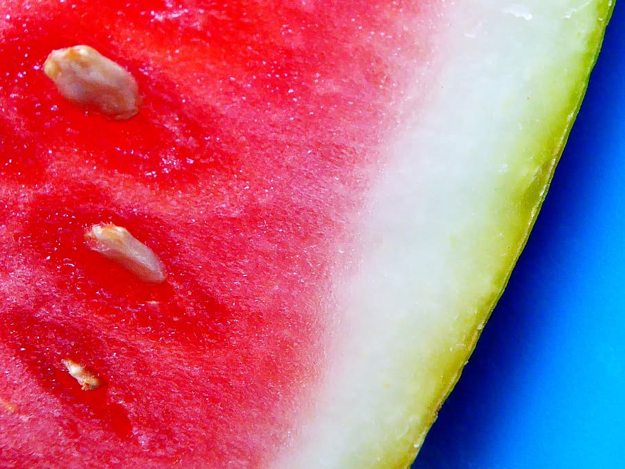 watermelon, red, pulp, cores, fruit, frisch, healthy, juicy, vitamins, ripe