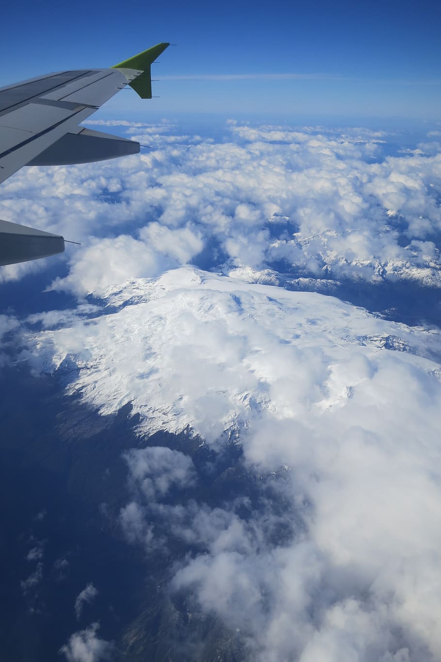avión, ala, vuelo, viajar, transporte, cielo, por encima de las nubes, montañas de los andes, chile, vehículo aéreo