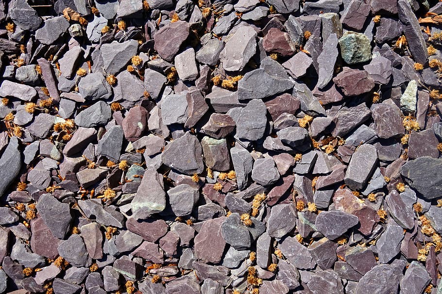 stone, pebble, rock, gray, material, underfoot, surface, path, ground covering, texture