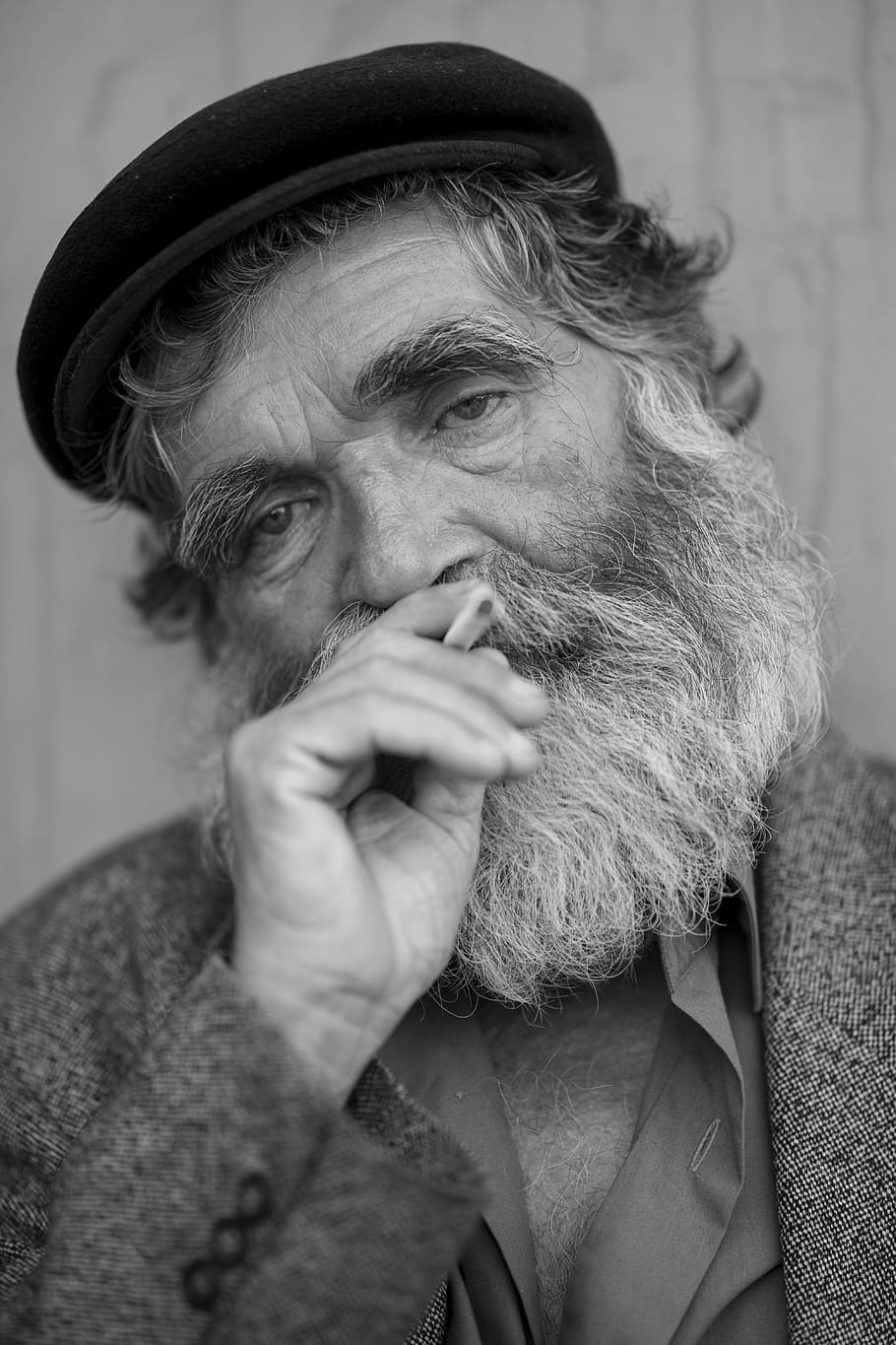 old, grandfather, street, cigarette, drink, smoke, man, loneliness, old man, thoughts
