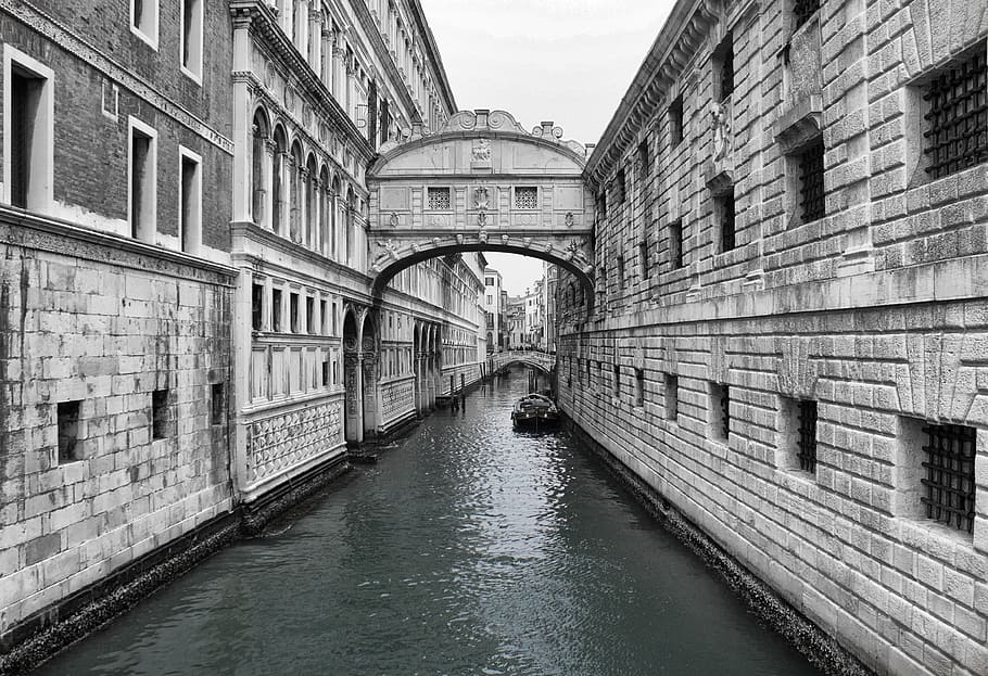 venice, italy, canal, water, building, old, architecture, city, landmark, vacation