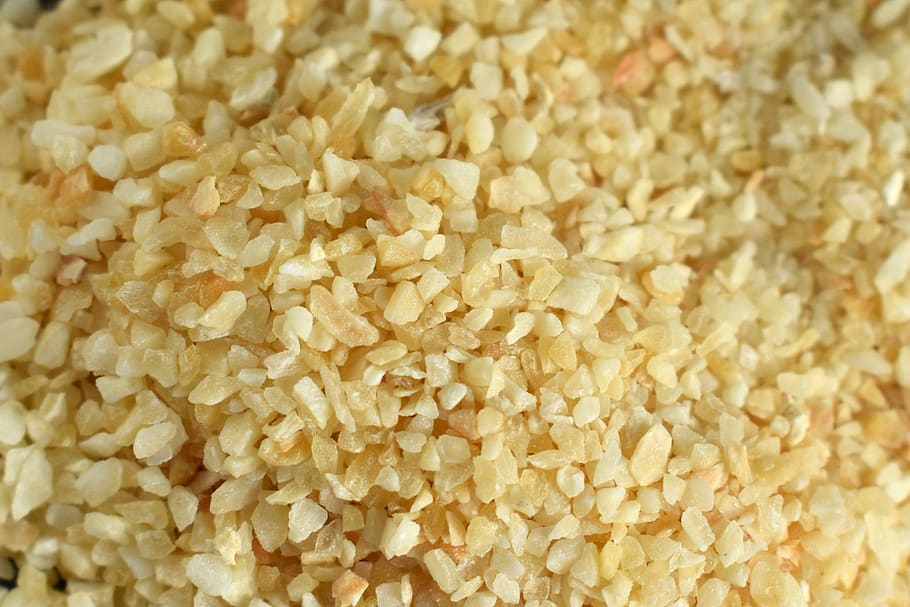 spices, garlic, seasoning, dry, granules, closeup, sharp, a bunch of, food, food and drink