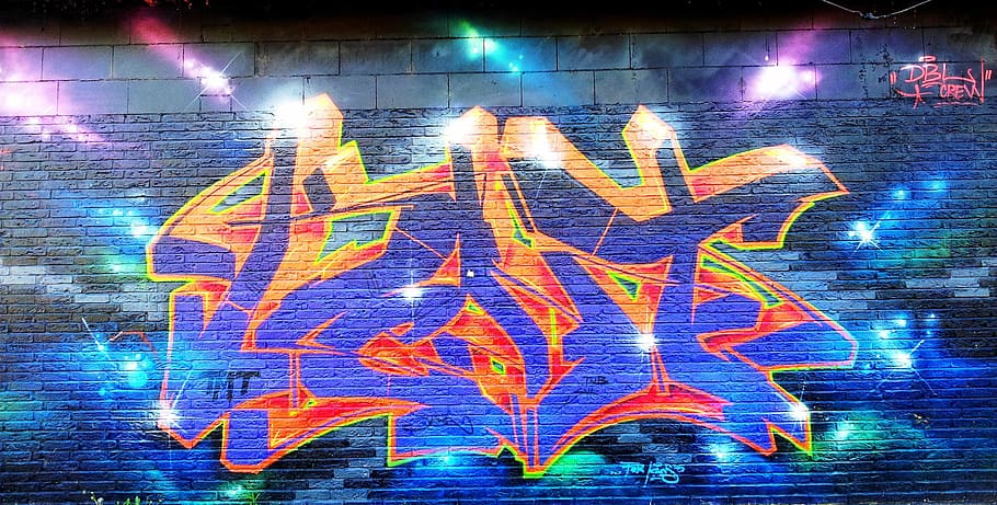 Grafiti, warna-warni, warna, seni, lukisan dinding, seni jalanan, kreatif, semprot, dinding, menggambar