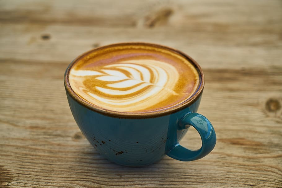 latte, coffee, foam, milk, cream, cappuccino, cup, espresso, food, caffeine
