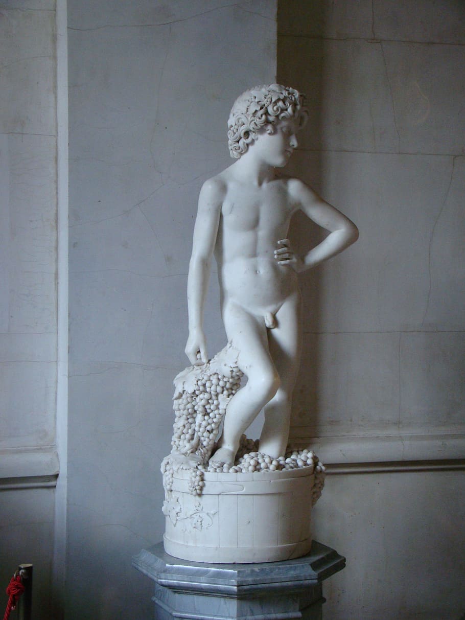 hermitage, winter palace, petersburg, hall, sculpture, boy, ancient greece, marble, statue, architecture