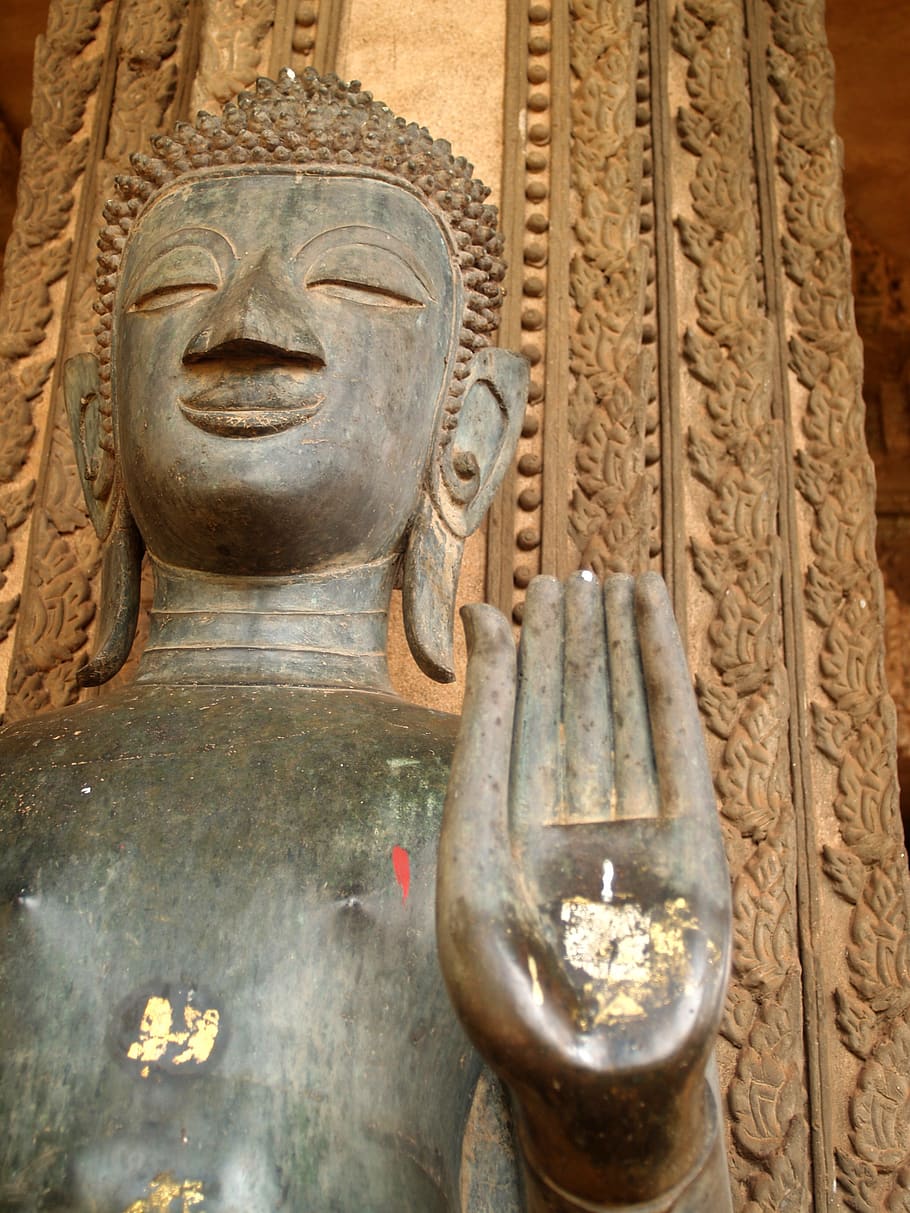 buda, laos, indochina, escultura, oriental, vientiane, estatua, historia, budista, budismo