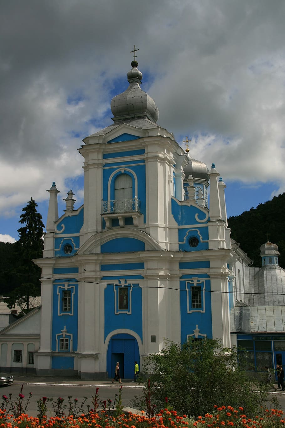 gereja st nicholas, nicholas, krzemieniec, ukraina, struktur yang dibangun, arsitektur, eksterior bangunan, awan - langit, langit, agama