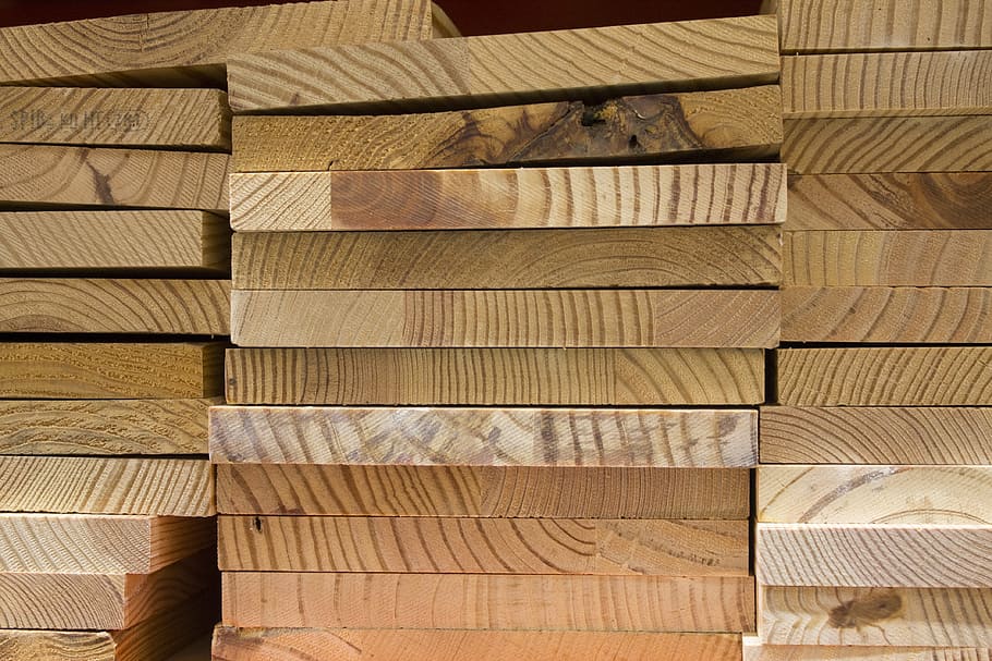 pilha, marrom, pranchas de madeira, madeira, textura, de madeira, madeira serrada, material, pilha de lenha, indústria