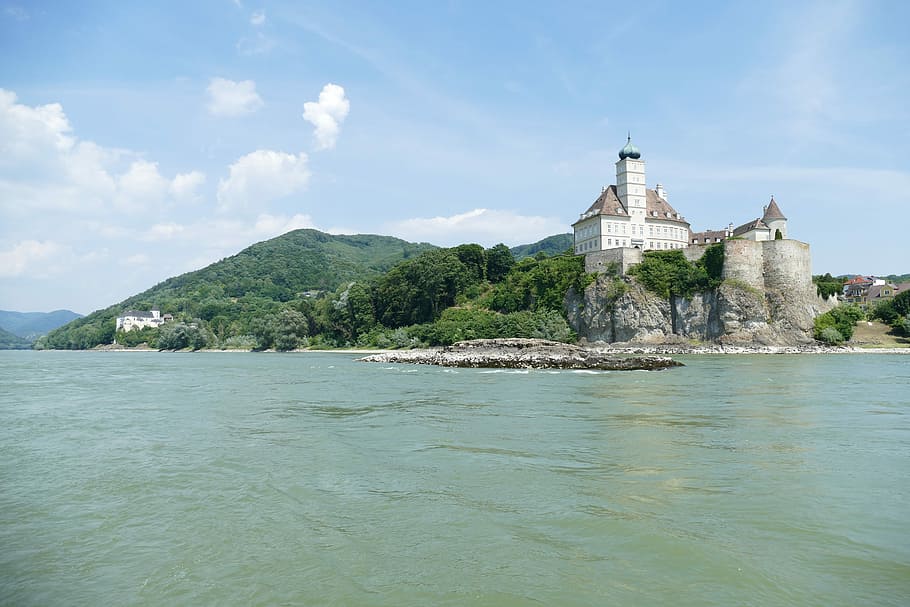 wachau, austria, lower austria, danube valley, castle, river landscape, danube, river cruise, rock, wall