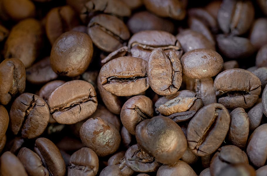 coffee bean lot, coffee, beans, coffee beans, drink, brown, espresso, caffeine, roasted, black