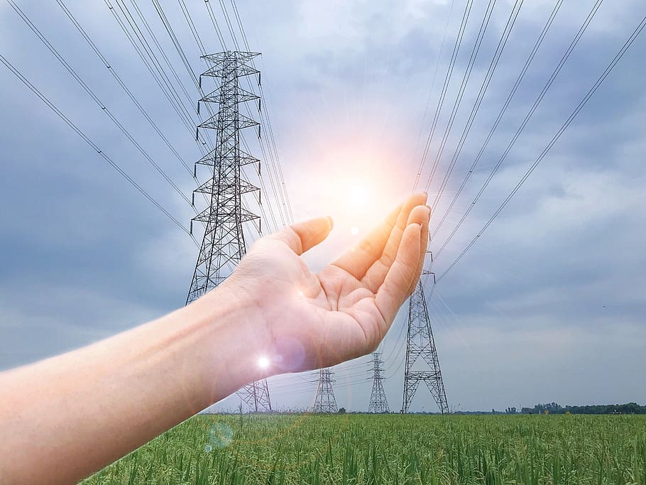 langit, industri, listrik, energi, teknologi, tiang listrik, bahan bakar dan pembangkit listrik, koneksi, kabel, alam