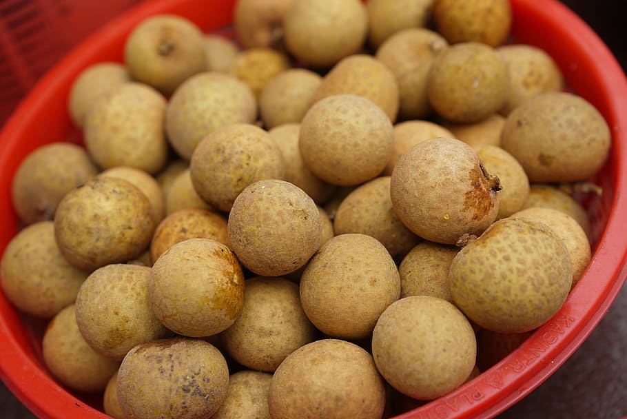 tropical fruit, duku langsat, malaysian, exotic, food, food and drink, large group of objects, freshness, close-up, potato