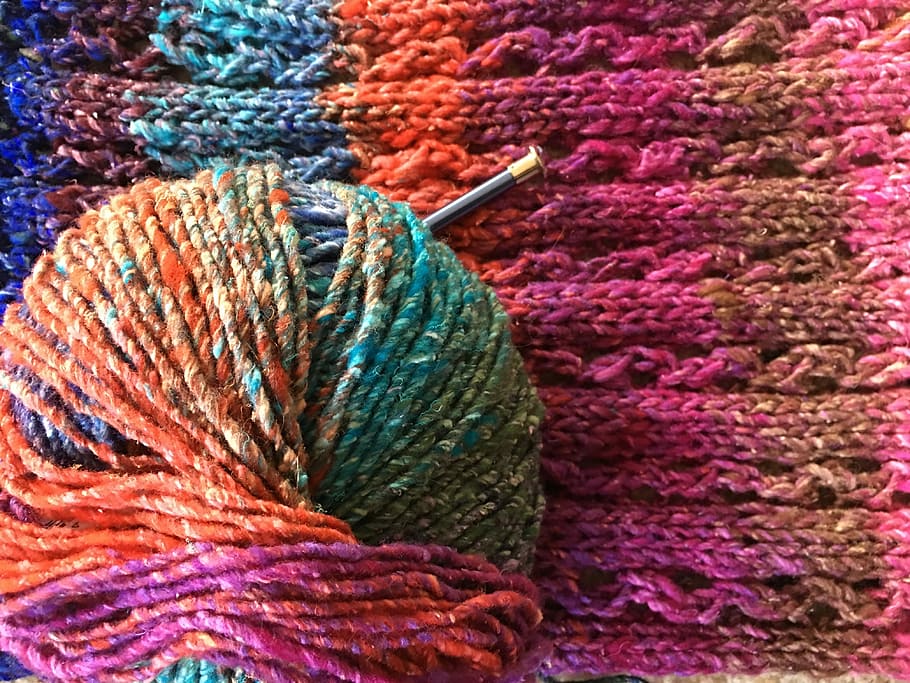 multicolored, crochet, Noro, Obi, Yarn, Wool, Textile, Knit, noro obi, silk