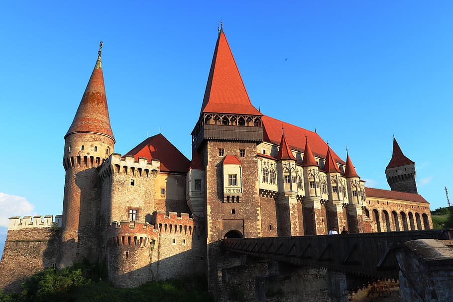 castle of the corvin, romania, castle of hunedoara, hunedoara, castle, transylvania, fortress, medieval, fortification, corvin