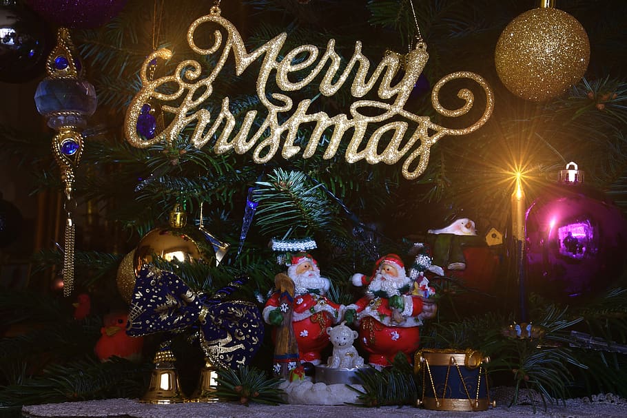 christmas, tree, merry christmas, decoration, celebration, snow, snowflakes, merry, december, greeting