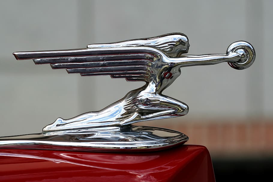 Hood Ornament, Packard, Antique, Car, antique, car, spain, classic, old, vintage, transportation