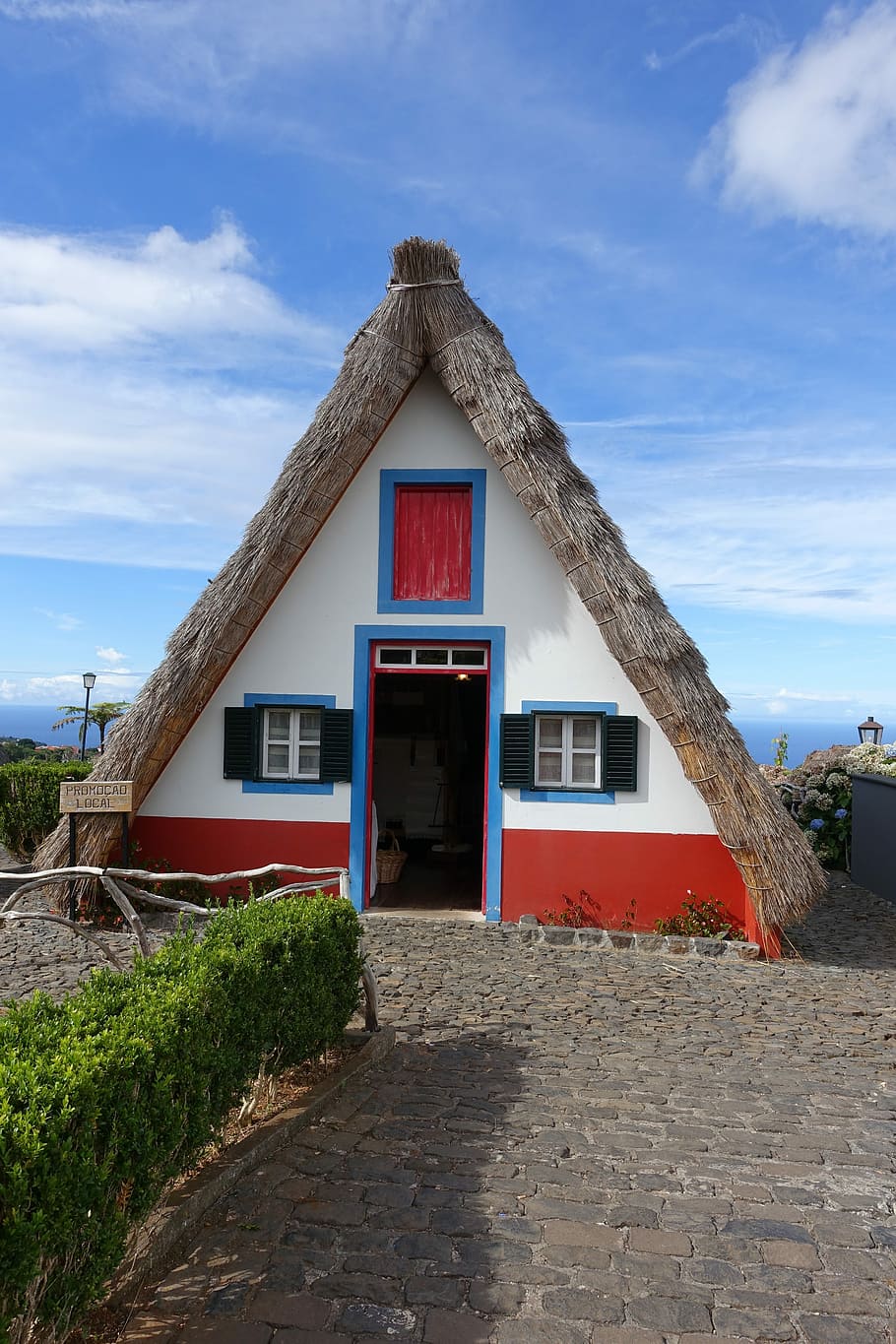 Madeira, Portugal, House, Peace, original houses, cloud - sky, building exterior, sky, built structure, outdoors