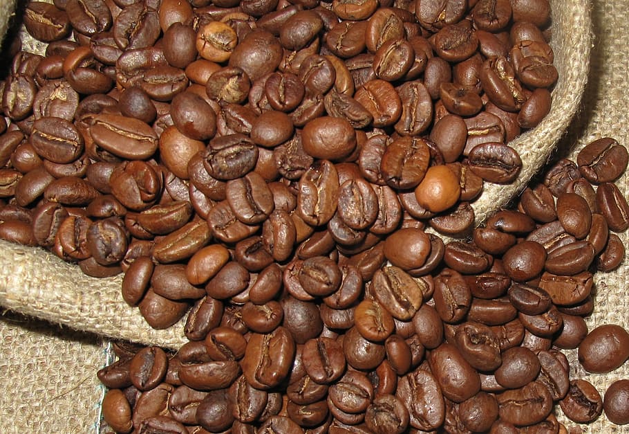 sack, coffee beans, coffee, arabica, plant, fruit, food and drink, brown, food, coffee - drink