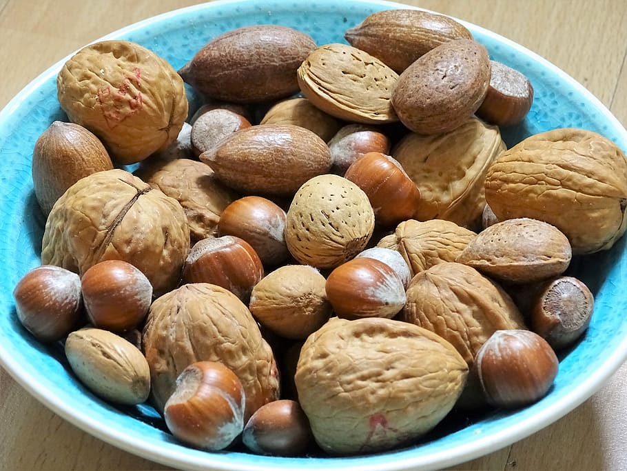 bowl, nut, nuts, food, eat, walnuts, healthy, nutrition, walnut, brown