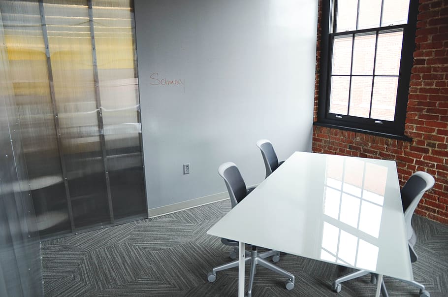 startup, kantor, meja, kursi, bisnis, rapat, jendela, dalam ruangan, mebel, ketiadaan