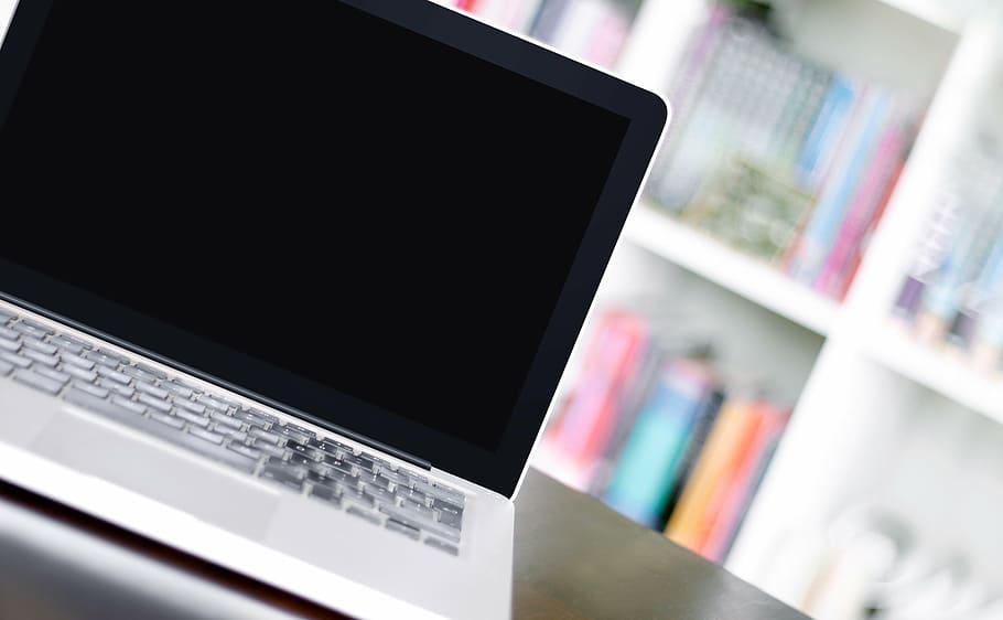 preto, branco, computador portátil, maçã, teclado, eletrônico, tecnologia, Macbook, software, hardware