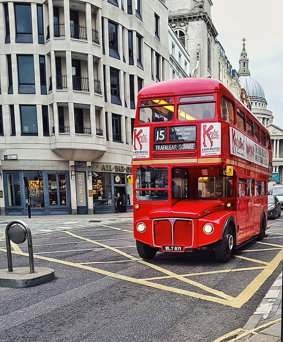 Autobús, Londres, ciudad, turismo, Reino Unido, inglés, genial, británico, edificio, hito