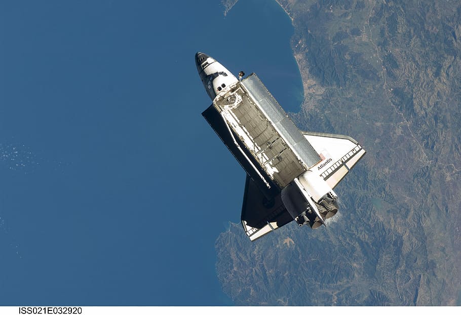 aerial, photography, aircraft, sky, aerial photography, space shuttle, outer space, astronautics, nasa, cosmonautics