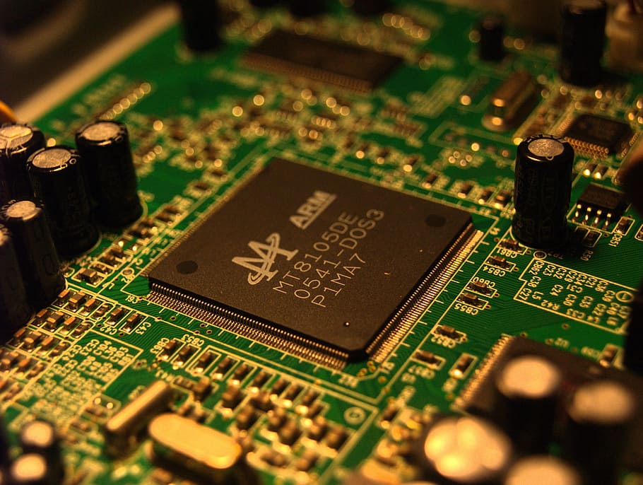 electrónica, circuito, chip, microchip, condensador, industria electrónica, placa de circuito, tecnología, chip de computadora, complejidad