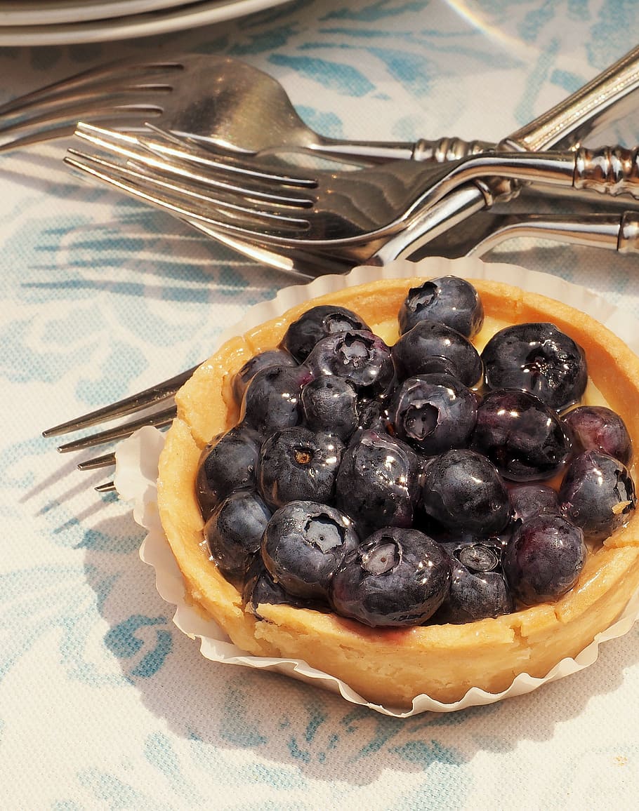 tart, blueberry, dessert, sweet, delicious, food, fruit, pie, tasty, pastry