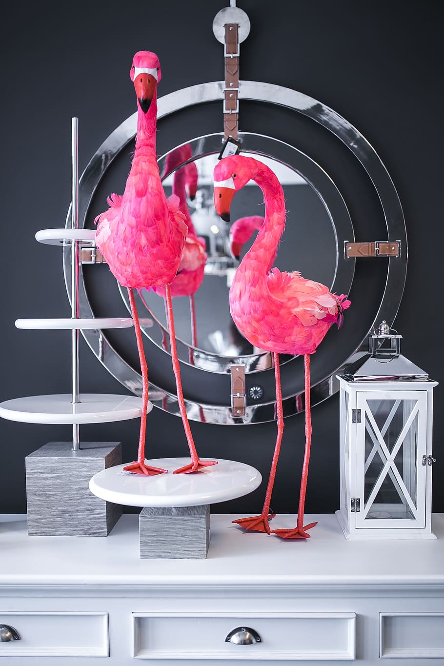 interior, home decor, Pink, Flamingo, Home, Decorations, red, indoors, bird, food and drink