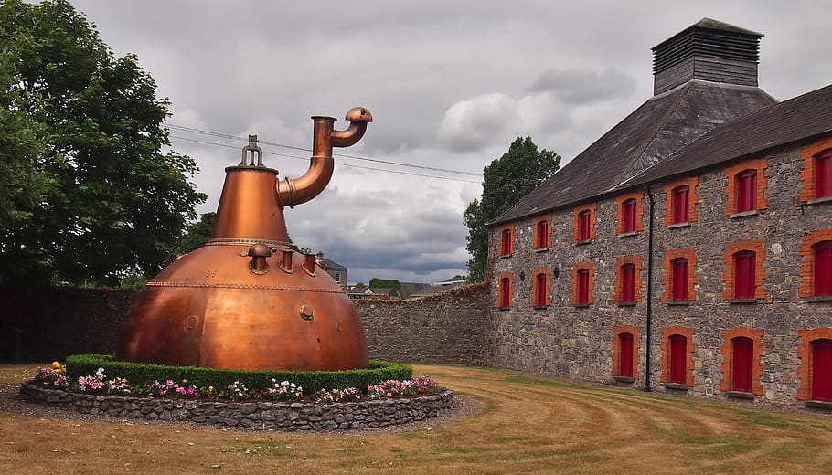 jameson, distillery, old factory, midleton, ireland, famous place, travel, architecture, built structure, cloud - sky