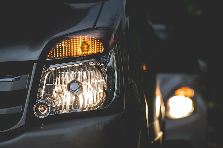 turned, vehicle lights, cars, close-up, headlights, lights, macro, vehicles, car, headlight