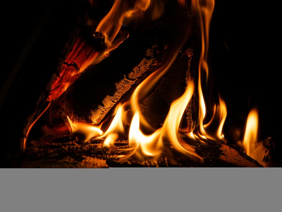 flare-up, heat, fireplace, hot, joy fire, campfire, conflagration, flammable, burn, darkness