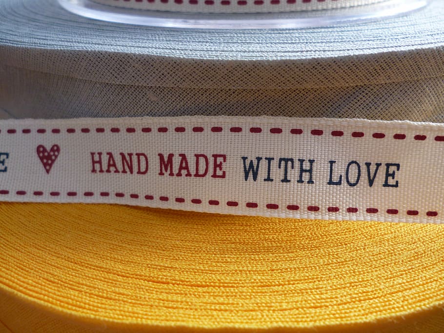 white, hand, made, love, strap, handmade, craft, sewing, hobby, handcraft