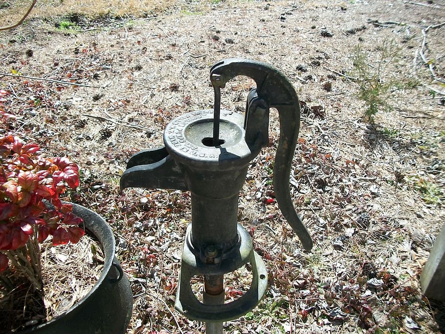 Hand Pump, Water, Pump, Wells, water, pump, hand wells, handle, manual, suction, vintage