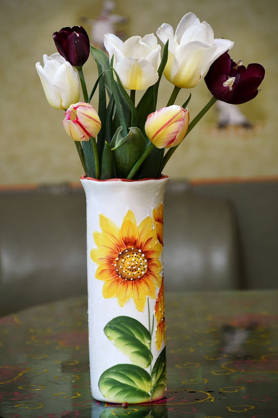 favorite, flowers, tulips, bouquet, vase, flowering plant, flower, freshness, fragility, plant