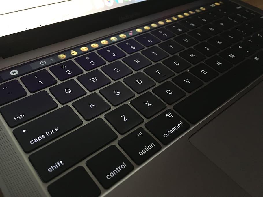 Macbook Pro, Touch Bar, macbook, macbook pro 2016, computer, business, laptop, technology, keyboard, apple