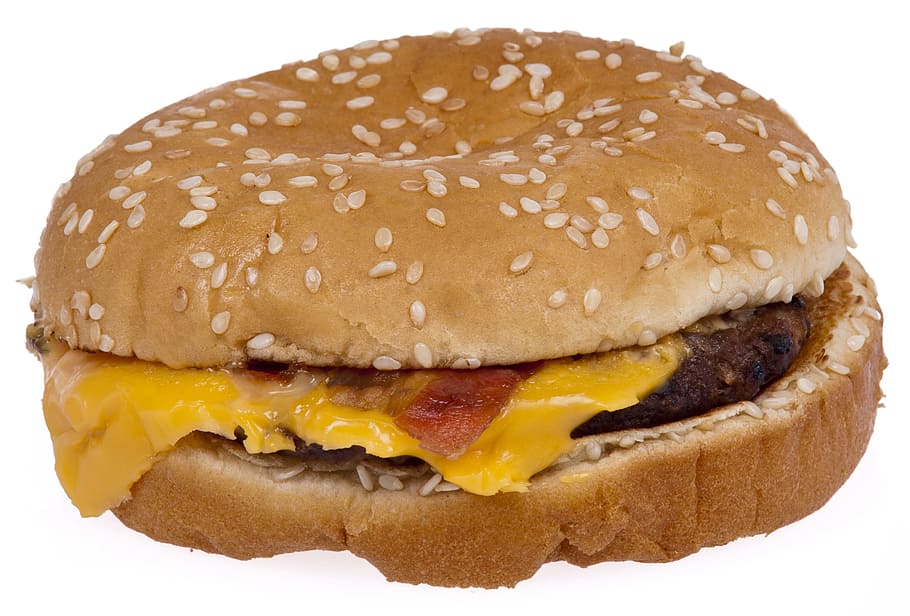 Hamburger, Burger, Fast Food, Unhealthy, eat, lunch, meat, fat, diet, burger king