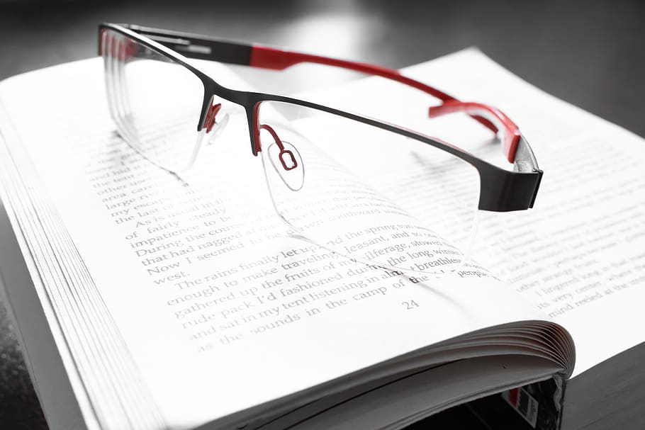 read, book, glasses, literature, knowledge, education, reading, learn, pages, study