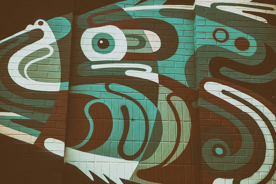 capturado, pared de ladrillo, arte callejero, Shoreditch, texturas, ladrillo, graffiti, pared, fondos, patrón