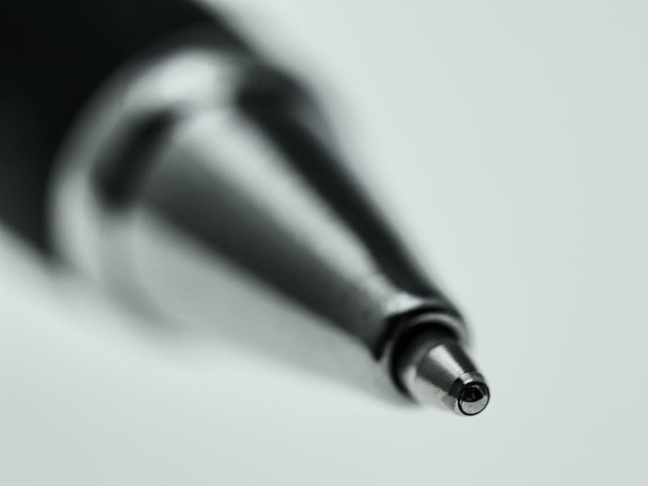 selective, focus photography, pen tip, pen, mine, writing tool, business, signature, leave, stationery